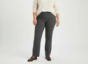 deezee sandaly czarne: Debenhams, Spodnie materiałowe damskie, rozmiar 4XL — 6