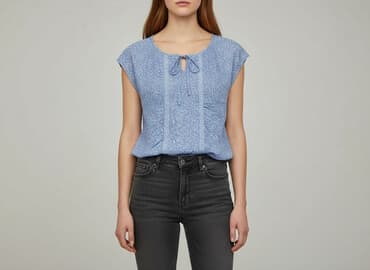 koszula niebieska hm: H&M, Bluzka damska, rozmiar M — 5