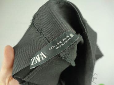 sukienki z gipiury dla puszystych: Zara, Spodnie materiałowe damskie, rozmiar M — 4