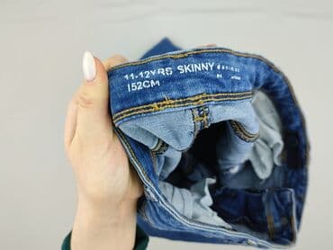 spodnie dla grubych: Spodnie jeansowe, DenimCo, 12 lat, 152, stan - Idealny — 4