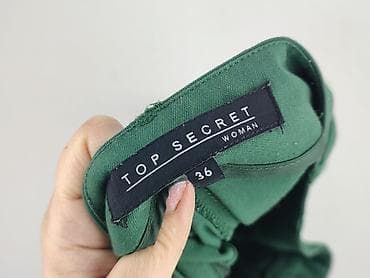 spódnice do golfa: Top Secret, Spodnie materiałowe damskie, rozmiar S — 4