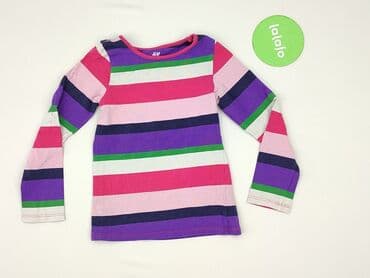 sweter hello kitty h: Bluzka, H&M, 5-6 lat, 110-116 cm, stan - Bardzo dobry — 2