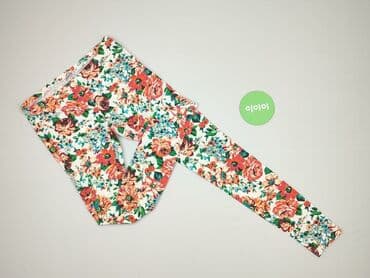 woskowane legginsy z wysokim stanem zara: Terranova, Material trousers for women, size M (EU 38) — 2