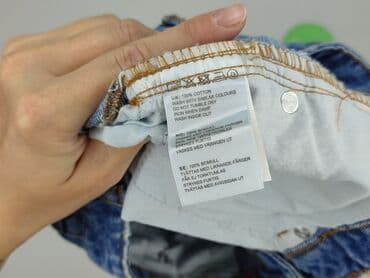 spódniczka dżinsowe z wysokim stanem: Bik Bok, Spódnica damska, rozmiar S — 5