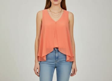 tanie bluzki z krótkim rękawem: Bluzka damska, rozmiar M — 7