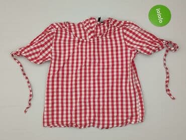 bluzki w kratkę czerwona: Women's blouse, size S — 2