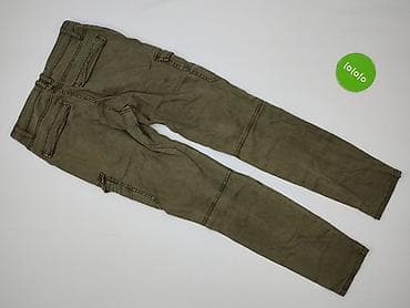zielone cargo hm: H&M, Spodnie cargo damskie, rozmiar S — 3