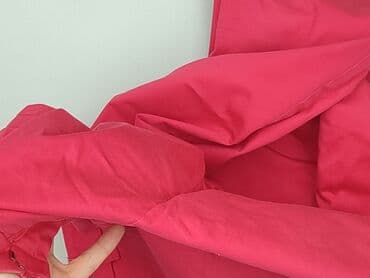 jaka bluzka do różowych spodni: Material trousers for women, size XS — 7