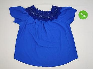 chabrowa bluzki plus size: Viola, Bluzka damska, rozmiar 4XL — 2