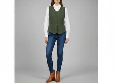 lniana kamizelka wolczanka: Kamizelka damska, rozmiar L — 6