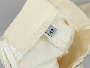 Women: Material trousers for women, size XL (EU 42) — 5