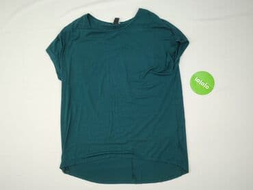 koszulka prążkowana h m: Amisu, T-shirt damski, M — 2