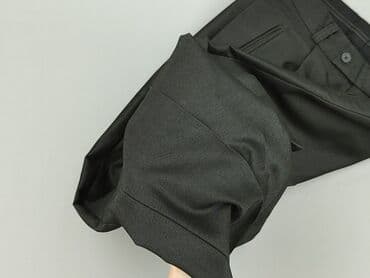 sinsay czarne spodnie z wysokim stanem: Suit pants for men, size S — 5