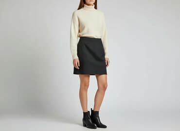 czarna sukienka carry: Carry, Spódnica damska, L — 8