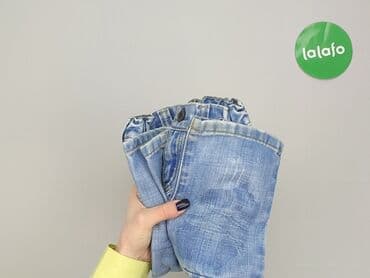 modne jeansy: Denim pants, 9-12 months, condition - Good — 6