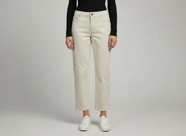 woskowane spodnie z wysokim stanem h m: H&M, Брюки жіночі, розмір M — 1