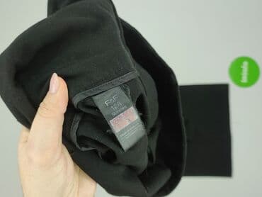 legginsy woskowane wysoki stan: F&F, Spodnie materiałowe damskie, M — 4