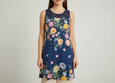 sukienka rozkloszowana dekolt łódka: Sukienka damska, rozmiar S — 6