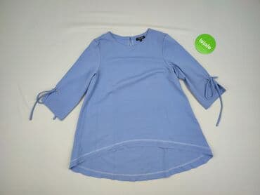 niebieskie sukienki plus size: Bluzka damska, rozmiar S — 2