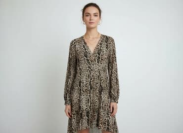 sukienka w panterkę mohito: Sukienka damska, rozmiar S — 5