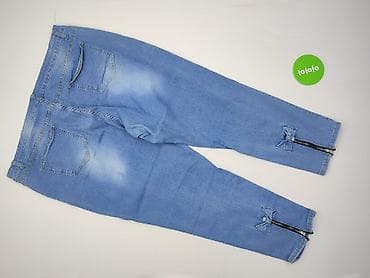 dzwony jeans: Jeansy damskie, rozmiar 5XL — 3