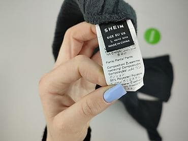 miego spodnie: Shein, Spodnie materiałowe damskie, rozmiar L — 4