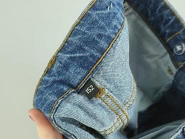 spodenko spódniczka jeans: Spodnie jeansowe, 12 lat, 152, stan - Bardzo dobry — 4