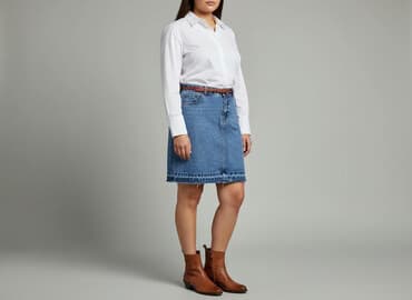 spódnice jeansowe midi reserved: Reserved, Spódnica damska, rozmiar XL — 1