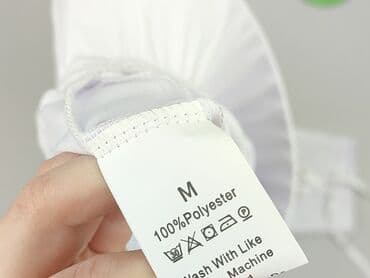 spodnie szerokie jeansy: Spodnie materiałowe damskie, rozmiar M — 4