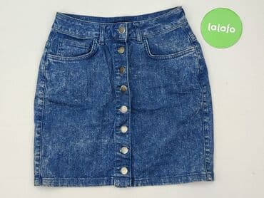 spodenko spódniczka jeans: Spódnica damska, rozmiar S — 2