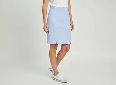 srebrne spódnice ołówkowe: Women`s skirt, size M — 1