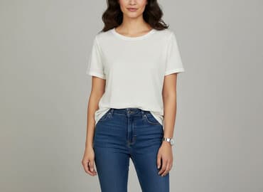 tommy hilfiger markowe t shirty damskie wyprzedaż: TU Woman, T-shirt damski, rozmiar L — 7