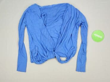 sweter z transparentnymi rękawami: Kardigan damski, rozmiar M — 2