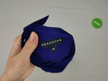 sweter piórkowy na drutach: Peacocks, Bluzka damska, rozmiar L — 4