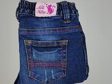 rzeczy z hello kitty: Spodnie jeansowe, 7 lat, 116/122, stan - Idealny — 6