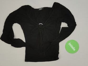 czarne bluzki dekolt v: Bluzka damska, rozmiar S — 2
