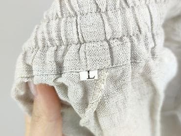 lniana: Spodnie materiałowe damskie, rozmiar L — 4