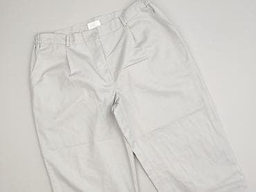 spodnie oversize: Spodnie materiałowe damskie, rozmiar 3XL — 1