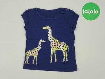 piżama pajacyk 128: T-shirt, 9-12 months, condition - Good — 2