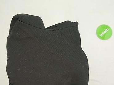 szeroki pas: Spodnie materiałowe damskie, rozmiar L — 5