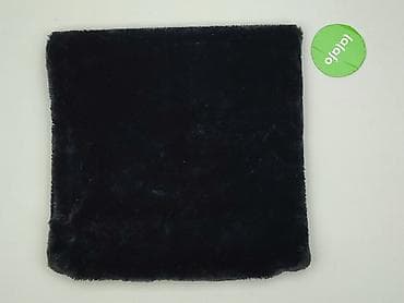 materiał akryl: Czarny futerkowy komin/snood unisex - Miękki, puszysty materiał — 2