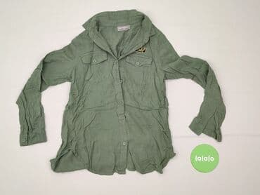 odder side koszula: Shirt 12 years, condition - Perfect, pattern - Monochromatic, color - Green — 2