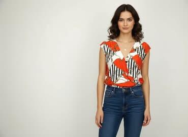 bluzki w łańcuchy: Bluzka damska, rozmiar L — 1