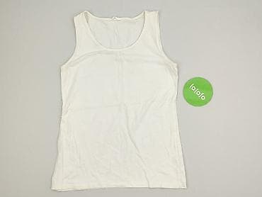 bialy top: Top damski, rozmiar L — 2
