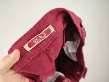 jeansy czerwone damskie: MB, Spodnie materiałowe damskie, rozmiar 2XL — 4