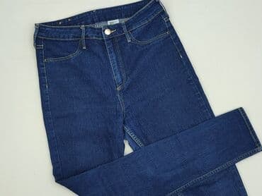 woskowane jeansy z wysokim stanem: H&M, Jeansy damskie, rozmiar M — 1