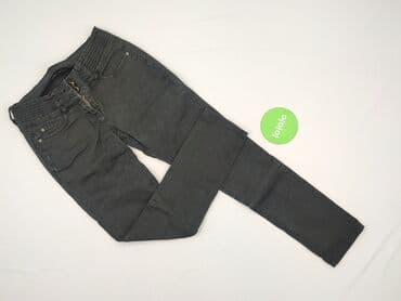 czarne spodnie damskie stradivarius: Skinny, Джинси жіночі, розмір S — 2