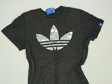 bluzki czarne basic: Adidas, T-shirt damski, rozmiar S — 1