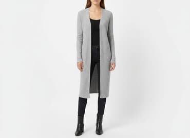 długi sweter sukienki: Beloved, Kardigan damski, rozmiar S — 6