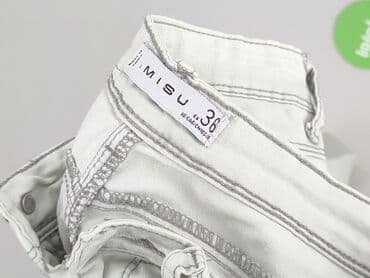 biała obcisła koszulka: Jeansy damskie, rozmiar S — 4